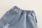 Conjunto Infantil Masculino T-Shirt e Jeans