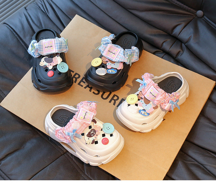 Crocks Infantil Lacinhos e Botãozinho