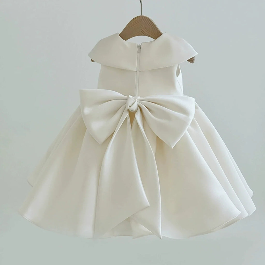Vestido Infantil de Festa Gola Lacinho