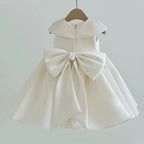 Vestido Infantil de Festa Gola Lacinho