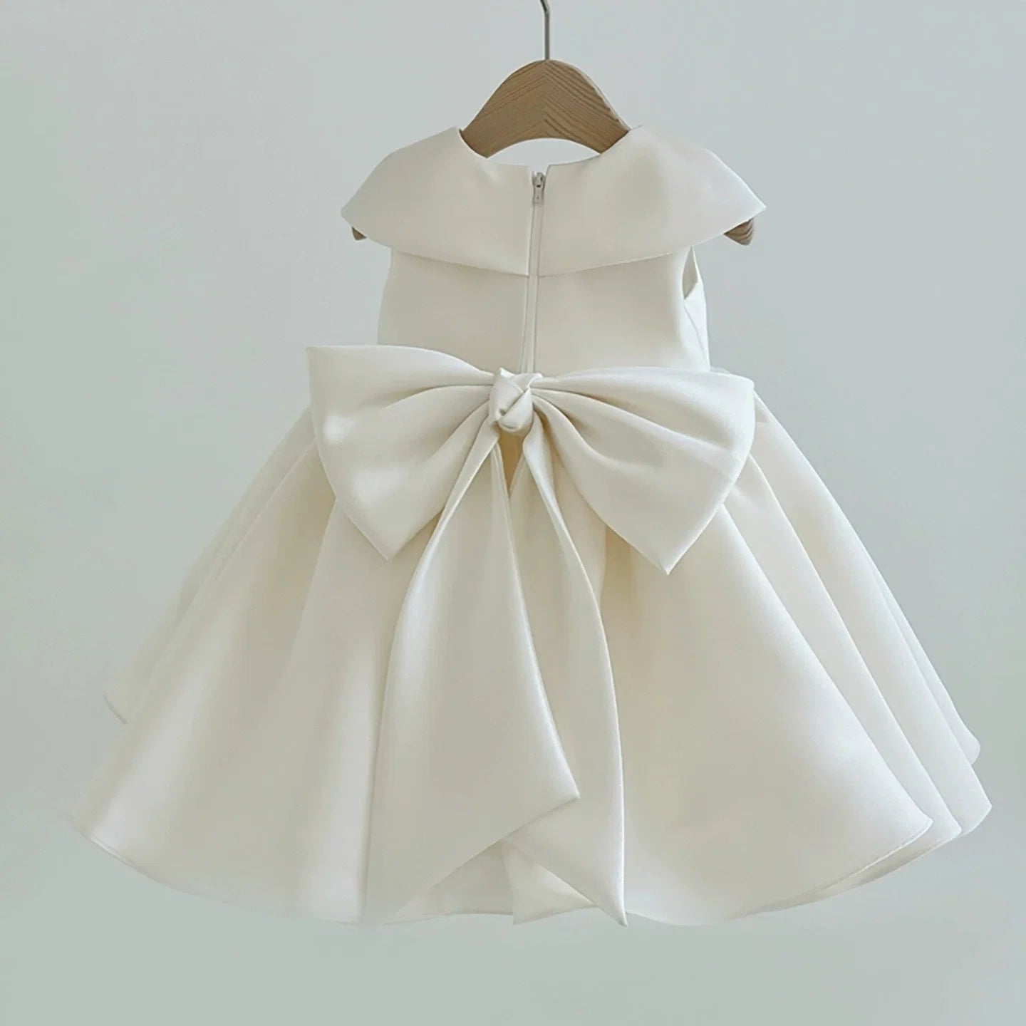 Vestido Infantil de Festa Gola Lacinho