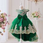 Vestido de Festa Infantil Renda e Laço
