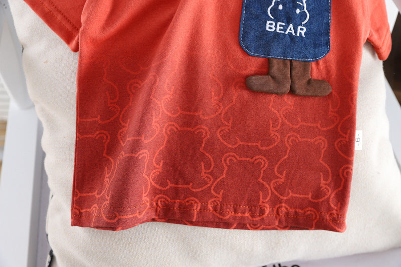 Conjunto Infantil Masculino Ursinho e Jeans