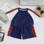 Conjunto Infantil Masculino Azul e Vermelho