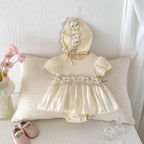 Body Infantil Feminino Florzinhas e Tule