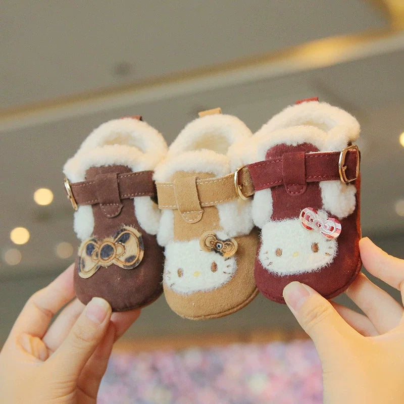 Sapato Infantil Pelinhos Hello Kity