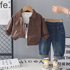 Conjunto Infantil Masculino 3 Peças Jaqueta
