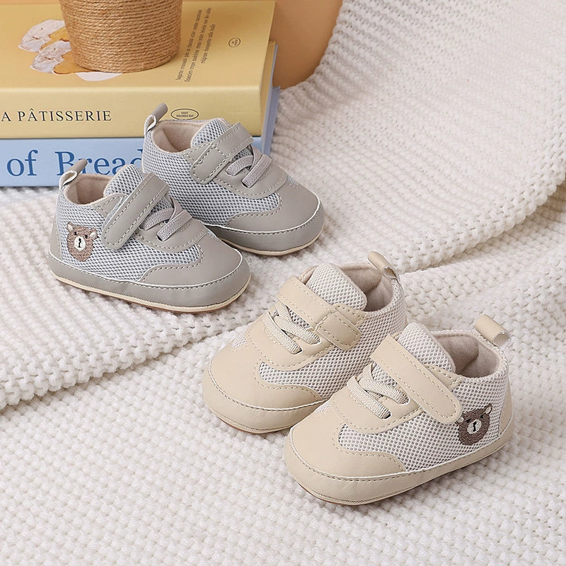 Tênis Infantil Ursinho Velcro