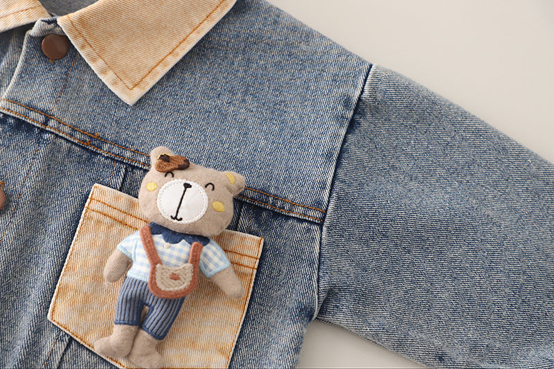 Conjunto Infantil Masculino 3 Peças Ursinho