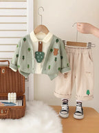 Conjunto Infantil Masculino 3 Peças Urso
