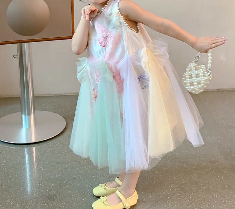 Vestido Infantil Floral Colors