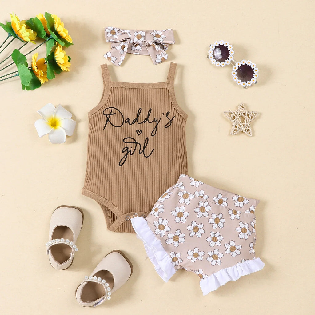 Conjunto Infantil Verão Florzinhas
