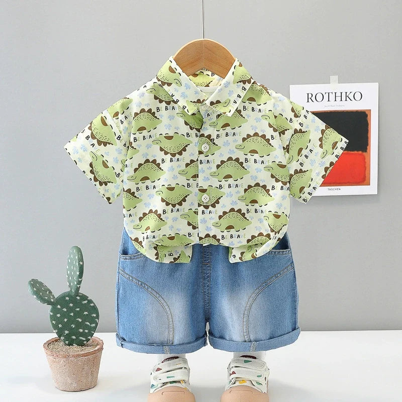 Conjunto Infantil Dino e Jeans