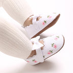 Sapato Infantil Florzinhas e Lacinho