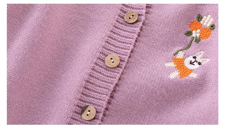 Conjunto Infantil Feminino Bordado Flores