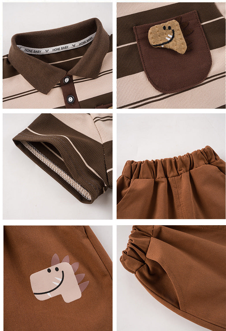 Conjunto Infantil Masculino Dino Lístras