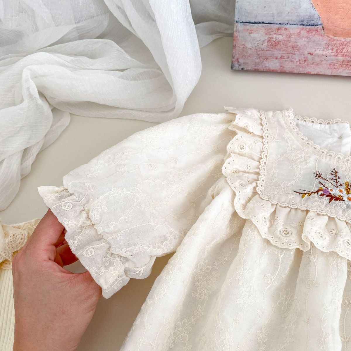 Body Infantil Rendinha Flores