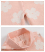 Conjunto Infantil Tricô Florzinhas