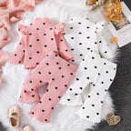 Conjunto Infantil Feminino Corações