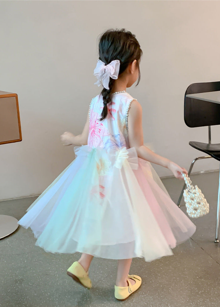 Vestido Infantil Floral Colors