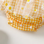 Body Infantil Verão Margaridas