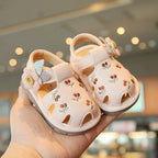Sandália Infantil de Verão Florzinha