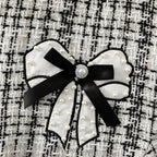 Vestido Infantil Tweed Lacinho