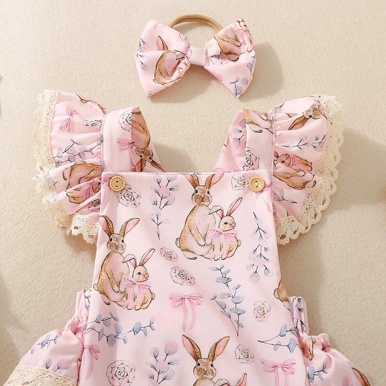 Body Infantil Feminino Coelhinhos