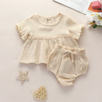 Conjunto Infantil Feminino Verão Lacinho