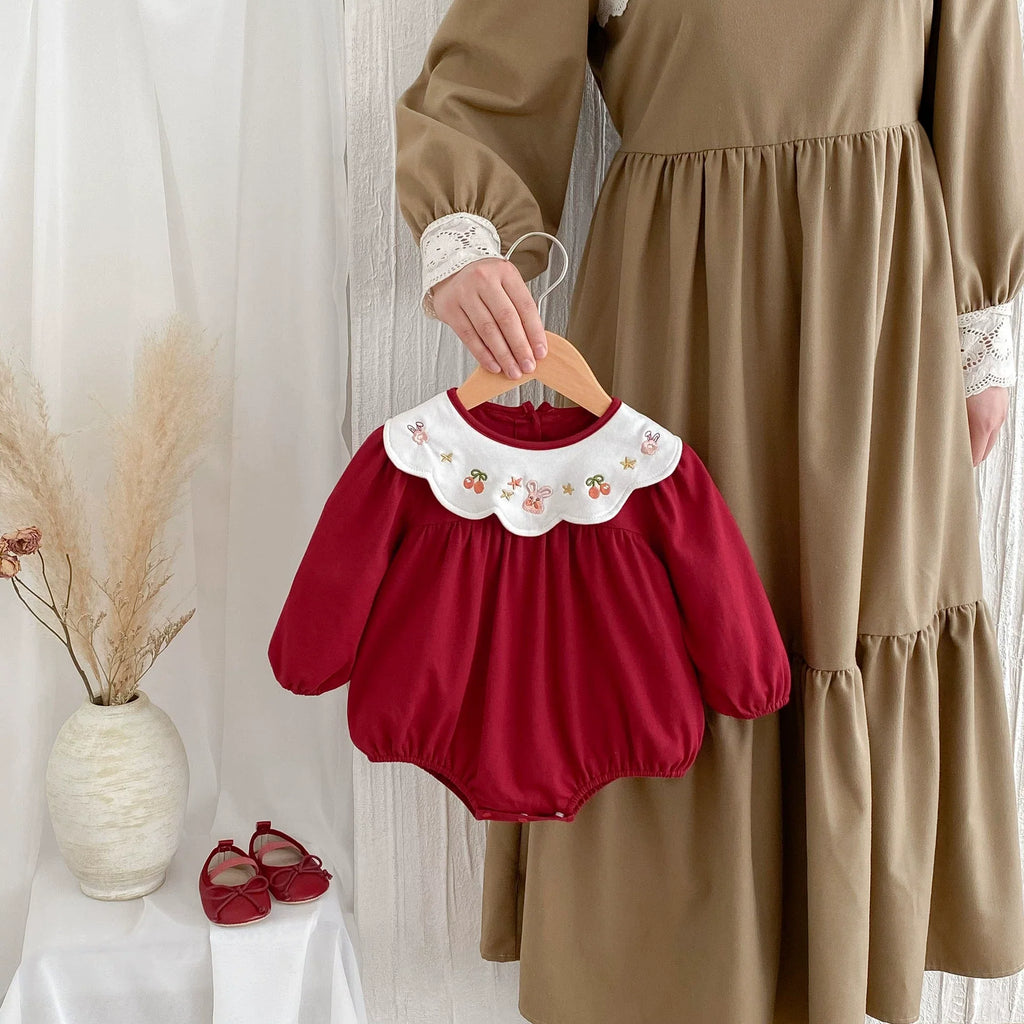 Body Infantil Feminino Coelho/Cerejinha