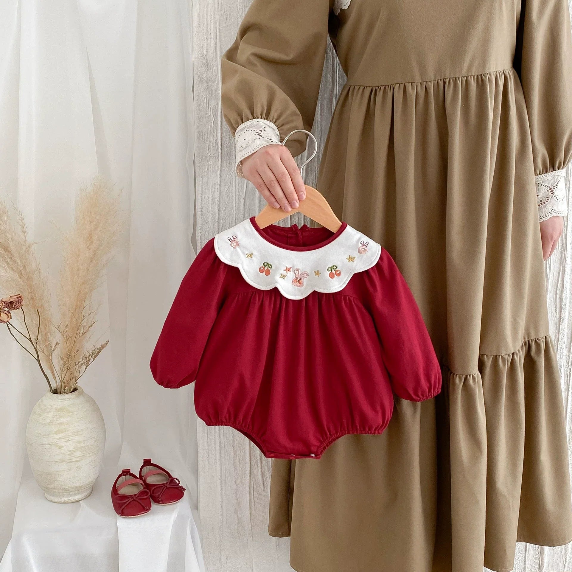 Body Infantil Feminino Coelho/Cerejinha