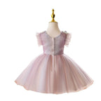 Vestido de Festa Roxo Florzinhas
