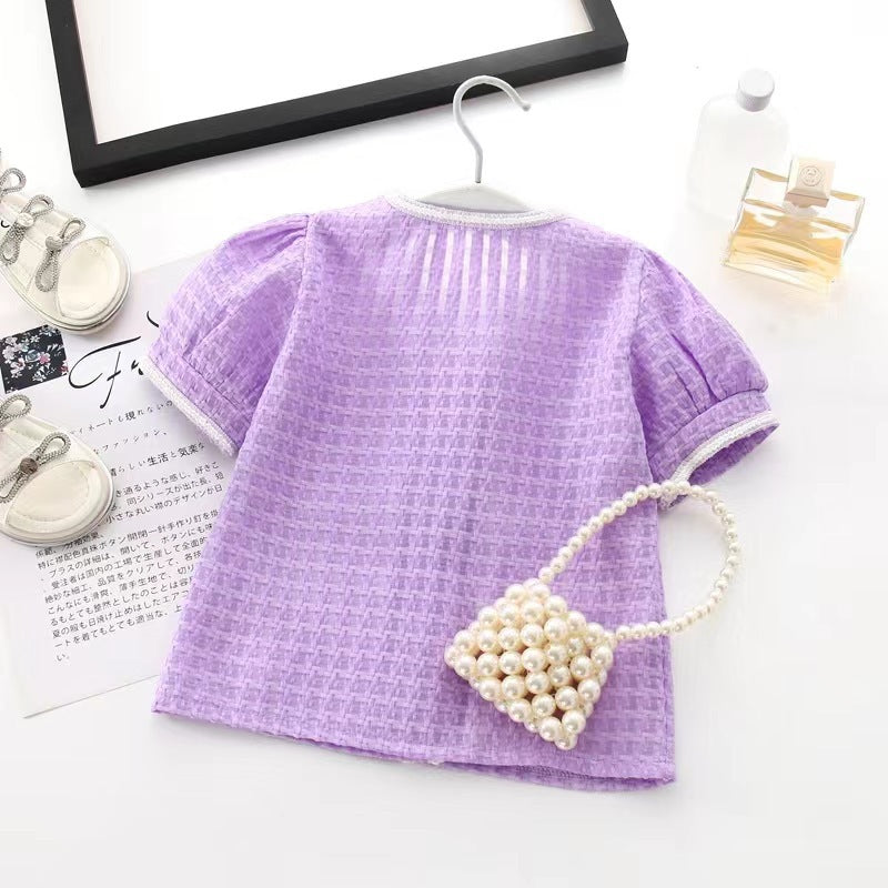 Conjunto Infantil Feminino Pérolas