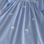 Body/ Vestido Infantil Lístras Lacinho