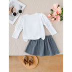 Conjunto Infantil Feminino Flores