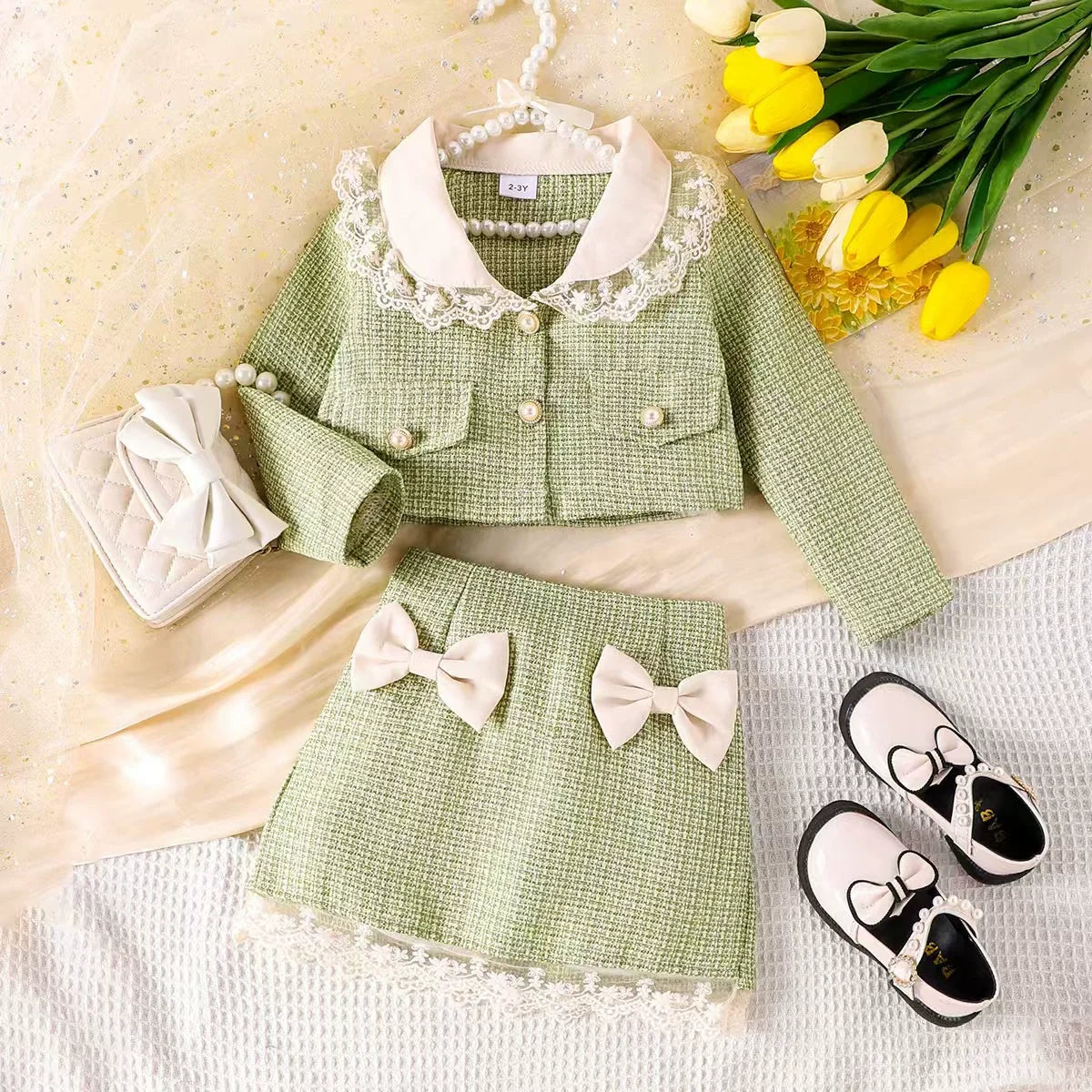 Conjunto Infantil Feminino Boutique Lacinhos
