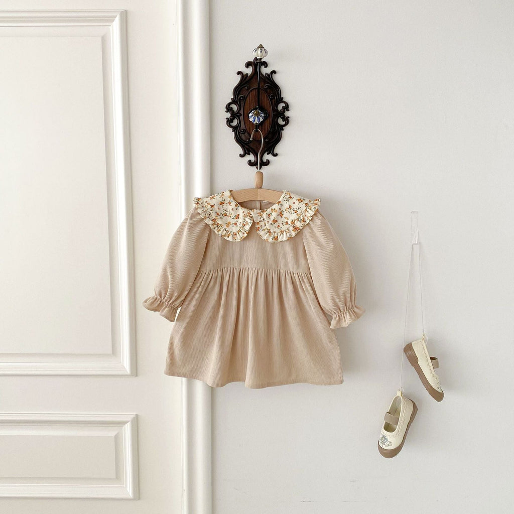 Vestido Infantil Gola Florzinhas