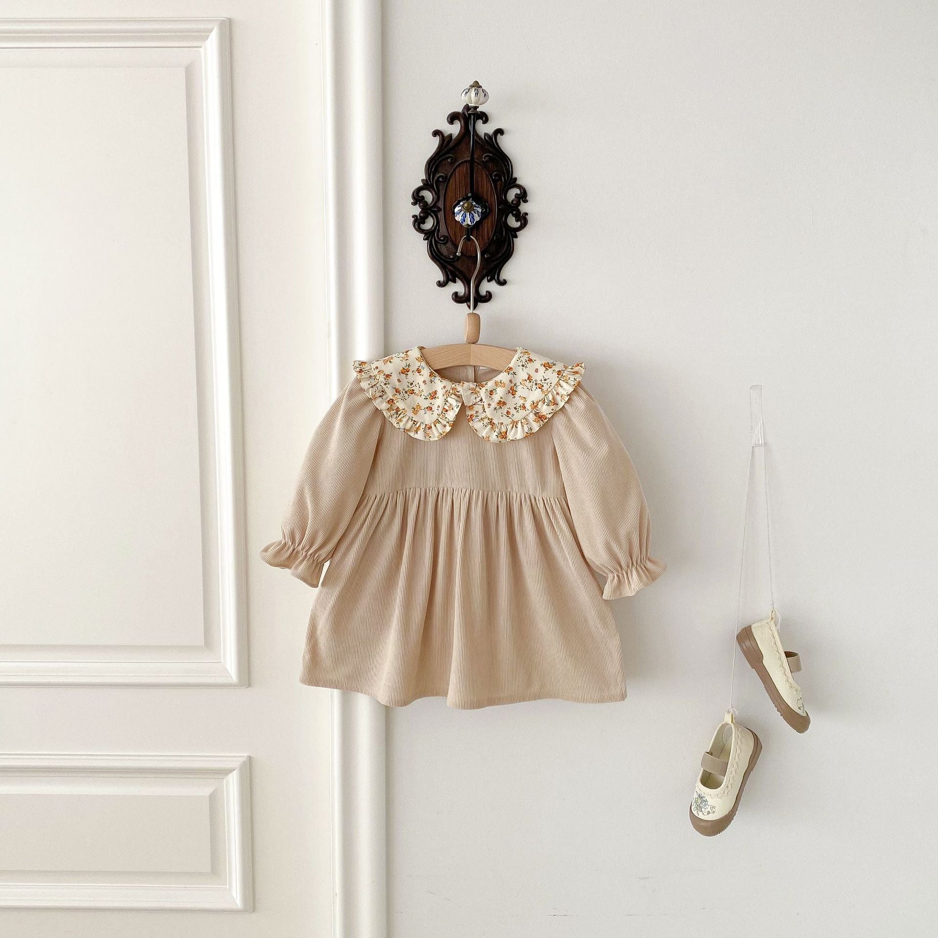 Vestido Infantil Gola Florzinhas