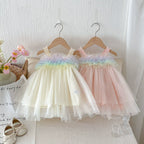 Vestido Infantil Tule Colors
