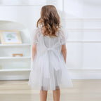 Vestido Infantil Lantejoulas e Tule