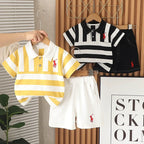 Conjunto Infantil Masculino Polo Lístras