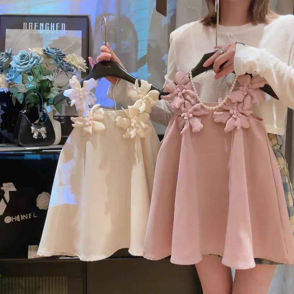 Vestido Infantil Alcinha Flores