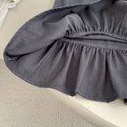 Vestido Infantil + Blusa Branca Golinha