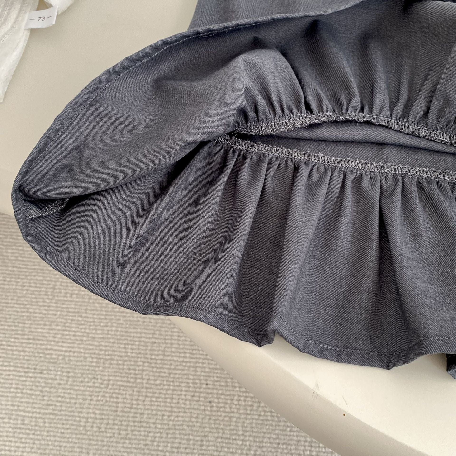 Vestido Infantil + Blusa Branca Golinha