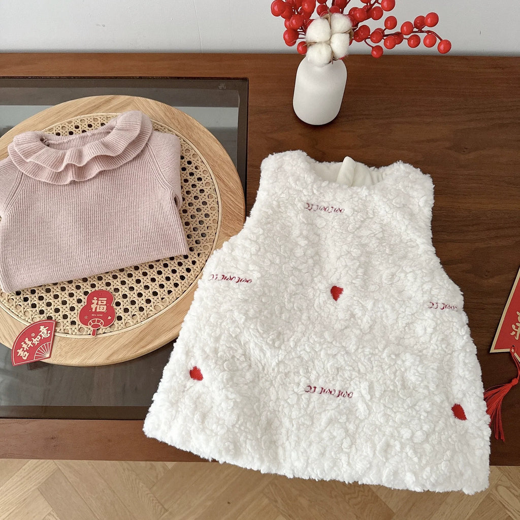 Vestido Infantil Love Pelinhos