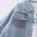 Conjunto Infantil Masculino Jeans 3 Peças
