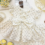Conjunto Infantil Feminino Bolinhas e Pérolas