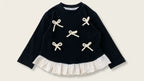 Blusa Infantil Inverno Lacinhos