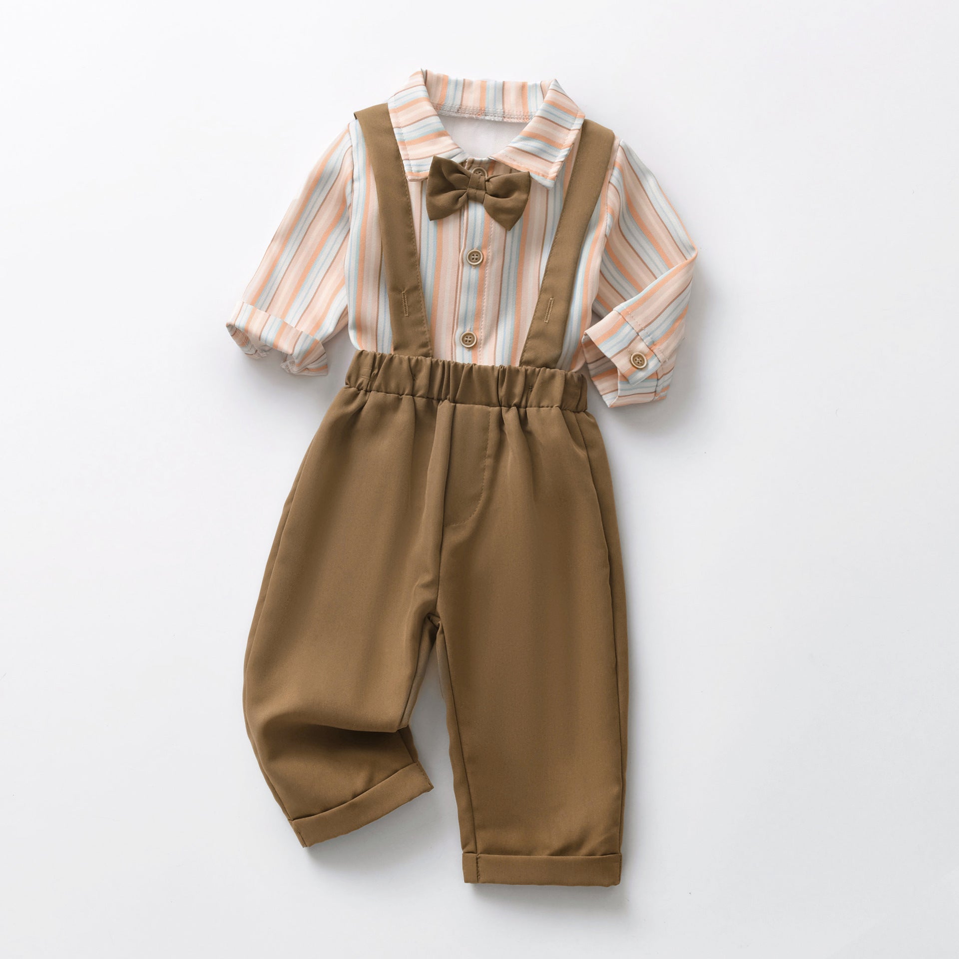 Conjunto Infantil Gravatinha Marrom