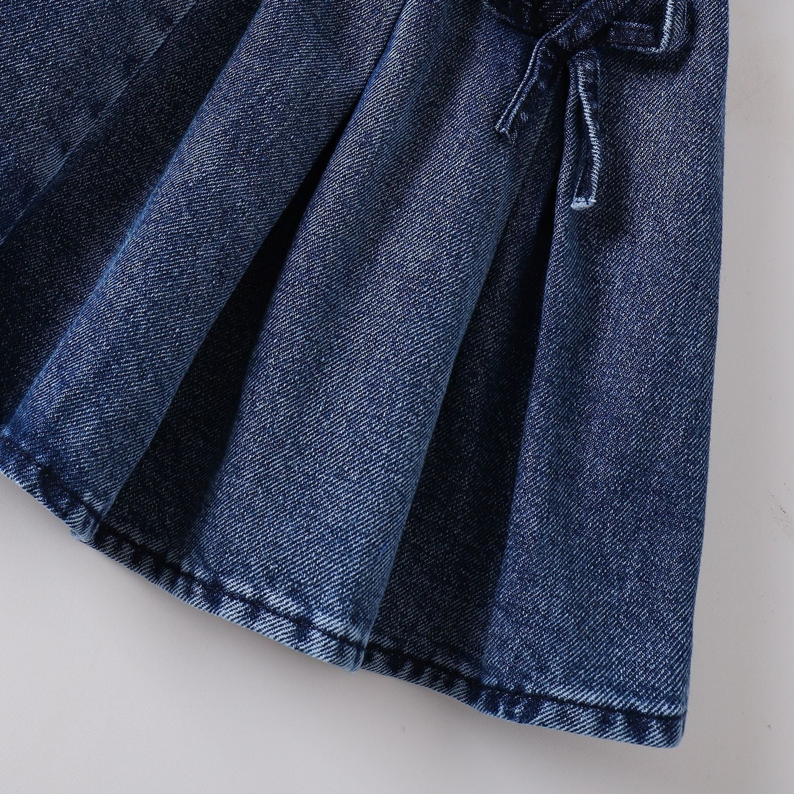 Conjunto Infantil Jeans Florzinha Lacinhos